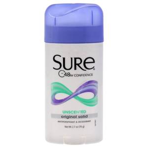 lot 6218 image: Sure Deodorant Original Solid, Unscented (Pack of 6)