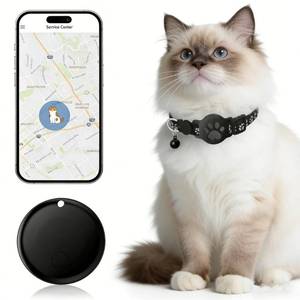 lot 6222 image: Pet Tracker,GPS Collar for Cats (Android Only) Smart tag,Waterproof Compatible with Google Find My,No Monthly Fee,Advanced Tracking Solution Smart Collar for Pet Safety Ideal Small Large Cats