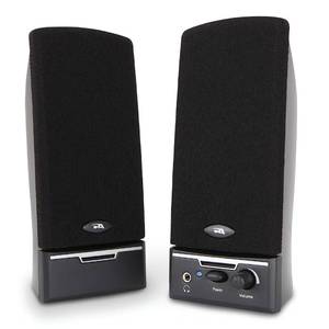 lot 6226 image: Cyber Acoustics CA-2014 Computer Speakers, Full Stereo Sound, Convenient Controls, Easy Setup