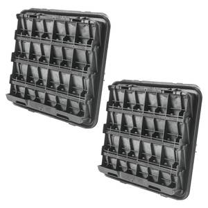 lot 7554 image: RADHLBNIU 2Pcs Body Side Aperture Exhauster Vents Compatible with Dodge Durango Ram 1500 2500 3500 4500 5500, Compatible with Jeep Wrangler Cab Rear Air Pressure Vent Louvers Replaces # 68323649AB