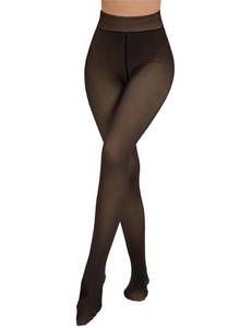 lot 12361 image: Tournesol Womens Fleece Lined Tights Fake Translucent Warm Thermal Pantyhose High Waist Thick Leggings for Winter Light