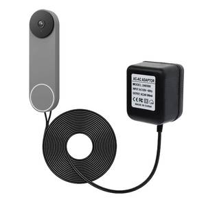 lot 12363 image: VVHOOY 24V Transformer Doorbell Power Adapter Compatible with Google Nest,Wyze,Eufy Video Doorbells, C Wire Adapter 16.4ft5m Extension Cable Doorbell Power Adapter Doorbell Supply Cord