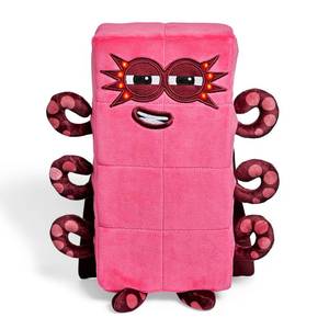 lot 14258 image: hand2mind Numberblocks Sing-Along Superhero Octoblock Plush, Music Toys, Numbers for Toddlers, Preschool Math Learning Toys, Light Up Stuffed Animal Plushies, Counting Blocks, Kids Birthday Gifts