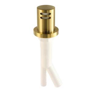 lot 14305 image: Kingston Brass KA821BB Trimscape Dishwasher Air Gap, Brushed Brass