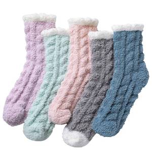 lot 14324 image: Fuzzy Socks for Women - Womens Fuzzy Sock Fluffy Cozy Warm Sock for Women Soft Comfy Sleeping Slipper Socks