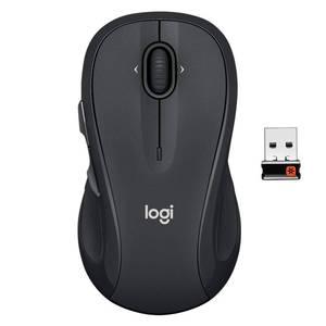 lot 14326 image: Logitech M510 Wireless Mouse, Mouse for Laptop and PC with USB Unifying Receiver, Programmable Buttons - Graphite