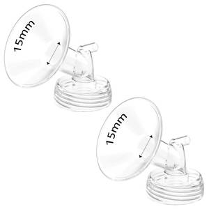 lot 14348 image: 2pcs 15mm Flanges Compatible with Spectra S2 S1 9 Plus Ameda MYA Motif Luna Cimilre Breastpumps, Replacement to Spectra Pump Parts Spectra Flange, for Spectra Pump Parts and Spectra Shield