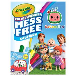 lot 16232 image: Crayola Cocomelon Color Wonder Coloring Set, Cocomelon Coloring Pages, Mess Free Coloring for Toddlers, Travel Activity, Gift for Kids