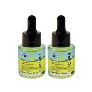lot 16236 image: Acure Radically Rejuvenating Dual Phase Bakuchiol Serum - Bakuchiol Oil Serum for Face, Anti Aging Retinol Alternative for Wrinkles & Fine Lines, Cold Pressed Botanical Oils, 0.67 fl oz (2 Pack)