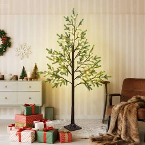 lot 1354 image: DR.DUDU 5 FT Christmas Tree with Lights, Pre-lit Artificial Xmas Trees Small Green Christmas Tree with Realistic Branch Warm LED for Home Bedroom Corner Outdoor Indoor Holiday Decorations