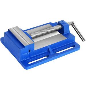 lot 1360 image: Forward Q194A 4 Inch Drill Press Vise Portable Bench Vise with Slotted Base, 4 Jaw Width