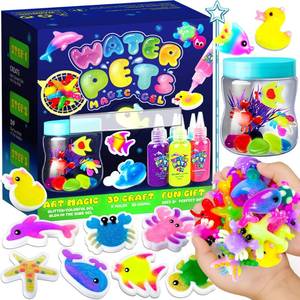 lot 1371 image: BFFPOSI Magic Water Elf Toy Kit - Fun Growing Magic Gel Water Pets, Craft Kits, Art and Crafts for Kids Ages 4-8-12, Toys for Kids Boys Girls 4 5 6 7 8 9 10 11 12, Birthday & Christmas Gifts, 36PCS