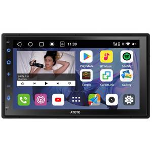 lot 1386 image: ATOTO S8 Android Double Din Car Stereo, Wireless CarPlay & Android Auto, Built-in 4G LTE, Dual Bluetooth, Live Rear View, 7 QLED Touchscreen, Chat-AI, 4G32G, GPS Navigation, S8G2B74MS