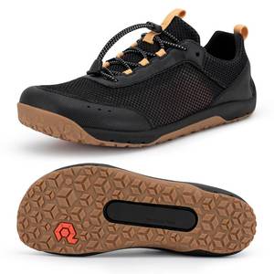lot 1419 image: Pulltop Mens Barefoot Water Shoes  Quick-Dry  Lightweigh Wide Zero Drop Self-Draining Sole Amphibious Sneakers Black-Gum Size 11