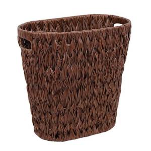 lot 1423 image: Wicker Trash Can,Waterproof Bathroom Waste Basket,Plastic Wicker Woven Waste Basket with Built-in Handles, 19 Liters5 Gallons ,Decorative Boho Rubbish Bin for Bedroom, Office, Kitchen, Laundry