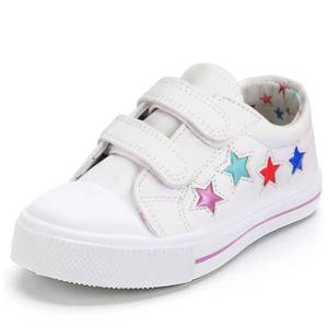 lot 2060 image: K KomForme Toddler Sneakers for Boys and Girls Dual Hook and Loops Sneakers Baby Canvas Shoes