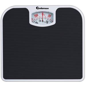 lot 2067 image: Adamson A21 Analog Scales for Body Weight - Up to 300 LB - New - Anti-Skid Rubber Surface  Large Numbers - Analog Bathroom Scale - Affordable - Durable with 20-Year Assurance - Black