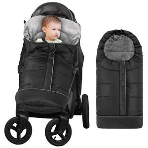 lot 2089 image: Yoofoss Winter Stroller Cover - Universal Toddler Footmuff, Water Resistant Coral Baby Stroller Bunting Sleeping Bag