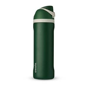 lot 2482 image: Owala Harry Potter FreeSip Insulated Stainless Steel Water Bottle with Straw, BPA-Free Sports Water Bottle, Great for Travel, 24 Oz, Slytherin