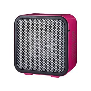 lot 2486 image: Amazon Basics Ceramic Space Heater, Mini Heater for Office Desk, Portable Tent Heater (Indoor Use), 500 W, With Tip-Over Protection, Lightweight (1.4 LBS), Pink, 5.9 x 3.2 x 6 inches