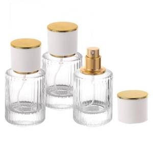 lot 6179 image: YWG Stone 30ml1OZ Cologne Travel Bottle Refillable Empty Perfume Spray Bottles, Glass Perfume Atomizer Vintage Cologne Sample Container Travel Essentials for Frangrance Toiletries Cosmetic 3 Pack