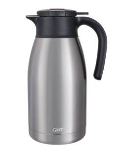 lot 9407 image: GiNT 64Oz Thermal Coffee Carafe, Insulated Stainless Steel Coffee Carafes for Keeping HotDouble Walled Vacuum Thermal Carafe (Silver, 1.9L)