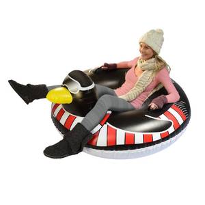 lot 9412 image: GoFloats Winter Snow Tube - Inflatable Sled for Kids and Adults (Choose from Unicorn, Disneys Frozen, Ice Dragon, Polar Bear, Penguin, Flamingo)