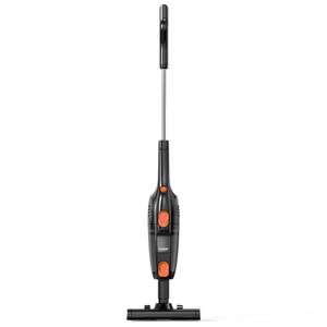 lot 9423 image: Candy Corded Stick Vacuum Cleaner, Powerful Suction Handheld Vacuum with One-Click Dust Disposal, 3-in-1 Use for Hard Floor, Ceramic Tile, 0.8 Liters Capacity, Easy Clean