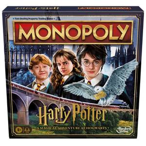 lot 9432 image: Hasbro Gaming Monopoly Harry Potter Edition Board Game  A Magical Adventure at Hogwarts  Ages 8 and Up  2 to 6 Players  Family Games  Gifts for Kids and Adults