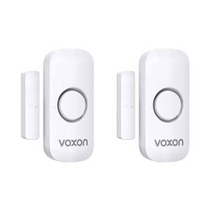lot 10155 image: Door Alarms for Kids Safety, VOXON Window Alarm Door Alarm for Home Security Personal Security Window Alarms Sensor Burglar Door Alarm for Pool, Cars, Sheds, Caravans DIY Kit Pack of 2