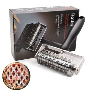 lot 10157 image: Pastry Lattice Roller Cutter - EVNSIX Stainless Steel Professional Dough Lattice Top Pie Pizza Bread Pastry Crust Lattice Roller Cutter