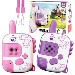 lot 10196 image: Walkie Talkies for Kids Ages 3-9 - 2 Pack Outdoor Adventure Toys with 1000ft Range,Unicorn Toys Birthday Gifts for 4 5 6 7 8 Year Old Girls Easter Gifts Valentines Gifts for Kids