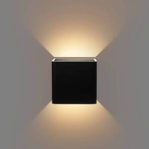 lot 12016 image: Ralbay Black Modern LED Wall Sconce Lighting Fixtures Aluminum 10W Warm White 3000k Up and Down Indoor Lighting for Living Room Bedroom Hallway Not Dimmable