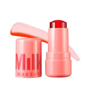 lot 12044 image: Milk Makeup Cooling Water Jelly Tint �� Long-Lasting Sheer Lip  Cheek Stain with Firming Vegan Collagen  Hydrating Aloe �� Transfer Proof, Buildable Lip Tint  Blush �� Spritz (Coral), 0.17 oz