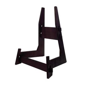 lot 15250 image: COLOOFO 15.5 Inch Large Plate Stands for Display, Wooden Picture Frame Stand, Decorative Easel Holder for Plates, Bowl, Plaque, Pictures, Books (1 Pack )