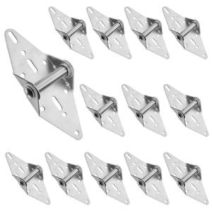 lot 15255 image: AKOLAFE 12 Pack Garage Door Hinges #1 Heavy Duty 14 Gauge Steel Garage Door Hardware Kit with Galvanized Finish Garage Door Accessories for ResidentialLight Commercial Garage Door Replacement Parts