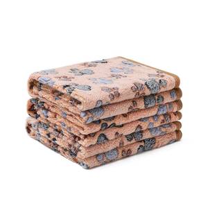 lot 4223 image: Luciphia 1 Pack 3 Blankets Super Soft Fluffy Premium Fleece Pet Blanket Flannel Throw for Dog Puppy Cat Paw BrownPinkWhite Medium(30x20 inch)