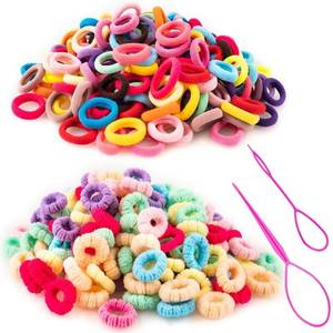 lot 4264 image: UUDYIGE 360 Pcs Toddler Hair Ties, Small No Damage Elastic Hair Bands for Baby, Little Girls and Kids, Soft Ponytail Holders, Toddlers Hair Accessories��Assorted Colors��