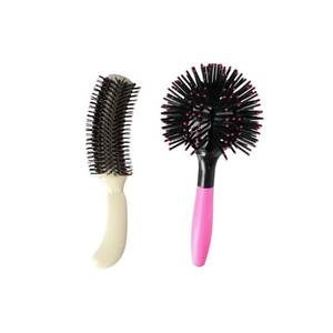 lot 4265 image: Vctitil 3D Ball Hairbrush Set - 360 Degree Curly Hair Brushes With S-Shaped Comb, Frizz Hair Brush