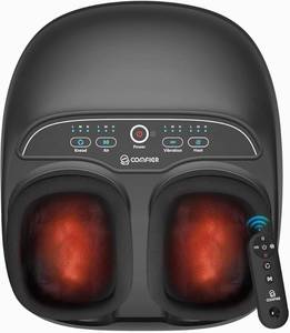 lot 5160 image: COMFIER Shiatsu Foot Massager with Heat,Feet Massager Machine for Plantar Fasciitis Neuropathy, Gifts for HimHer, Remote Control,Pause Function,UP to Men Size 13, Foot Massage