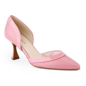 lot 6145 image: JENN ARDOR Womens Pumps Low Heels Pointed Closed Toe Kitten Dress Shoes for Women Comfortable Stiletto Heeled Sandals Classic Wedding Party DOrsay Work Pumps Pink 6