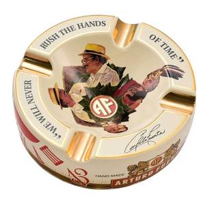 lot 5178 image: Arturo Fuente Hands Of Time Cigar Ashtray (Cream)