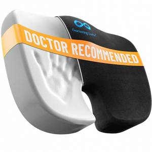 lot 5191 image: Everlasting Comfort Doctor Recommended Memory Foam Seat Cushion for Office Chairs & Car - Ergonomic Office Desk Accessories - Cushions for Tailbone Pain Relief, Sciatica (Black Upgraded, Large)