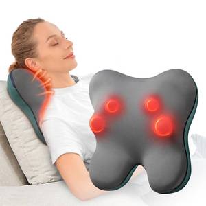 lot 5236 image: BOB AND BRAD Back Massager with Heat FSA EligibleHSA Eligible, EZBack Corded Neck Massager for Pain Relief Deep Tissue, Shiatsu Back and Neck Massage Pillow, Full Body Use, Ideal Gifts for Women Men