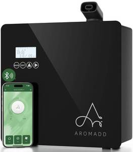 lot 5237 image: 2025 Upgraded 3500 Sq.Ft Smart Scent Machine - HVAC System, Whole House Aroma & Hotel Collection Diffuser, Waterless Essential Oil Diffuser for Home, Office, 600ML Capacity, Cold Air Tech (Black)