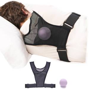 lot 6005 image: Anti Snoring Device  Positional Sleep Apnea Device  Side Sleep Trainer to Stop Snore  Includes Ball to Prevent Back Sleeping  Positional Therapy for Snoring Relief  Adjustable, Lightweight Vest