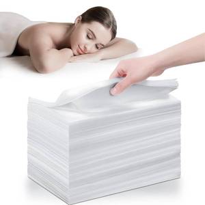 lot 15275 image: 100 Pcs Disposable Bed Sheets (31 x 71), Disposable Massage Table Sheets, Non Woven Fabric, Breathable SPA Bed Cover for Ultimate Hygiene & Comfort in Massage,Tattoos,Waxing, for Esthetician (White)