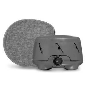 lot 6024 image: Yogasleep Dohm Uno White Noise Sound Machine & Travel Case, Real Fan Inside for Non-Looping, Sound Machine for Travel, Office Privacy, Sleep Therapy for Adults & Baby, Charcoal, 2 Piece Set
