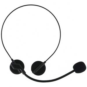 lot 6060 image: Skeleteen Rockstar Costume Accessories Headset - Fake Rock Star MJ Singer Microphone and Headphones Costume Accessory Prop