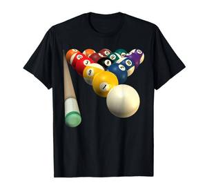 lot 6068 image: Port & Company size 2XL color dark blue 8-Ball Pool Team T-Shirts for BAR League Protecting T-Shirt